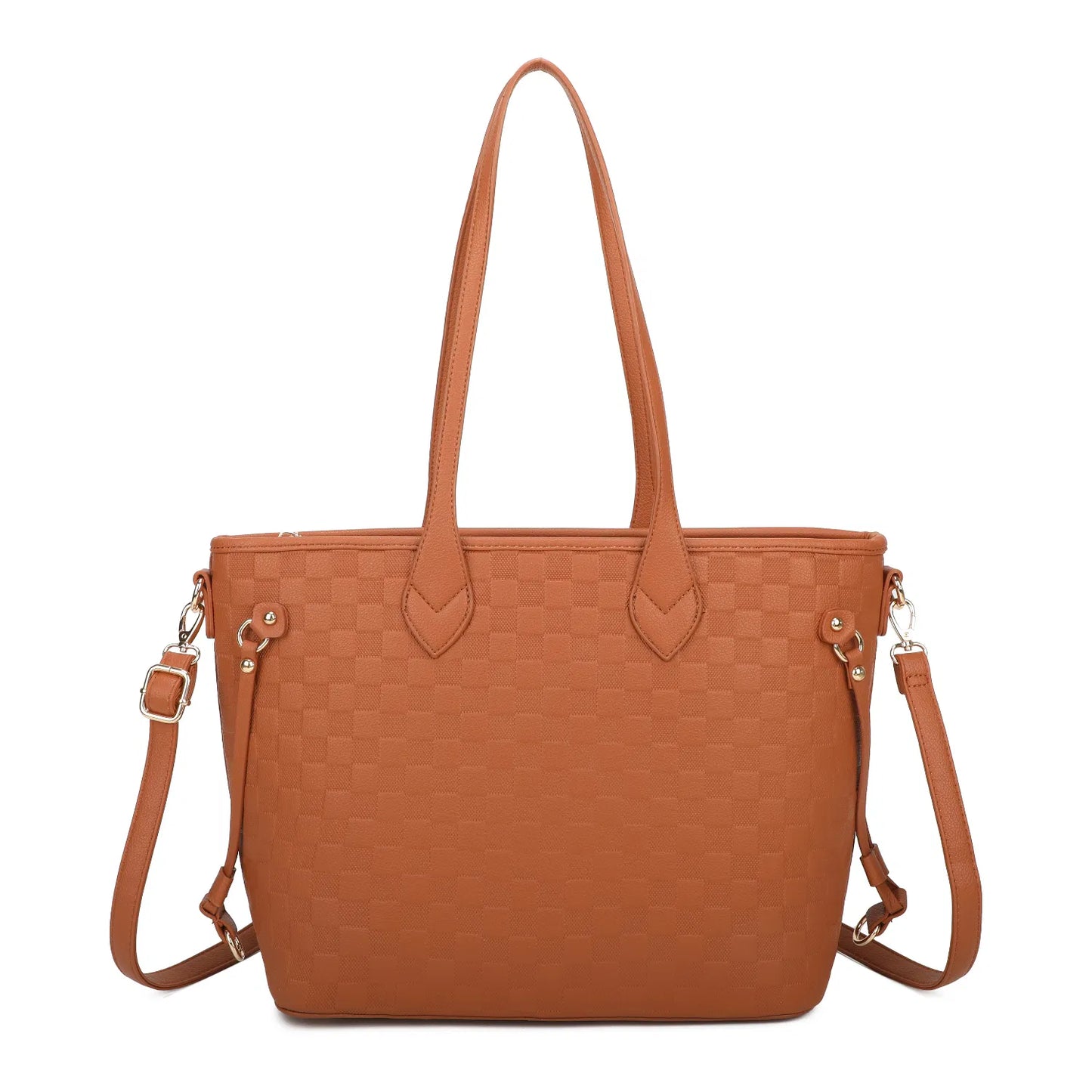 MADDIE Tote Bag With Square Print