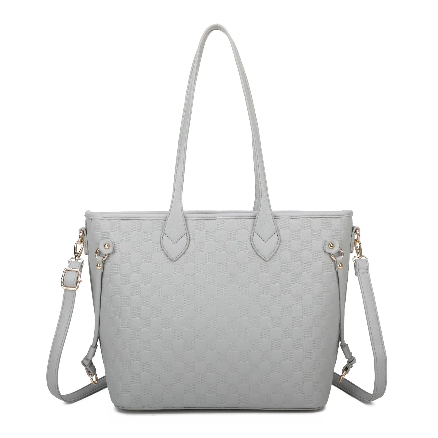 MADDIE Tote Bag With Square Print