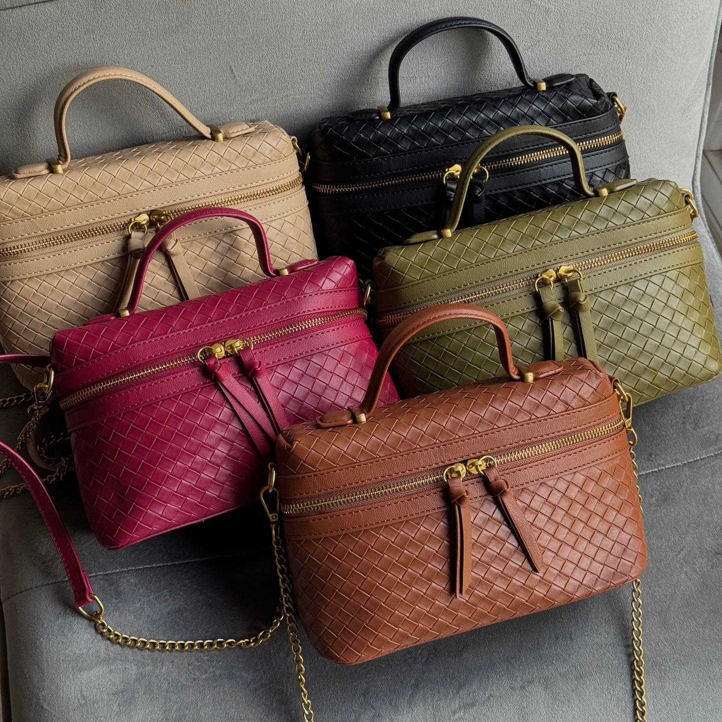 AMELIA Woven Tote Bag