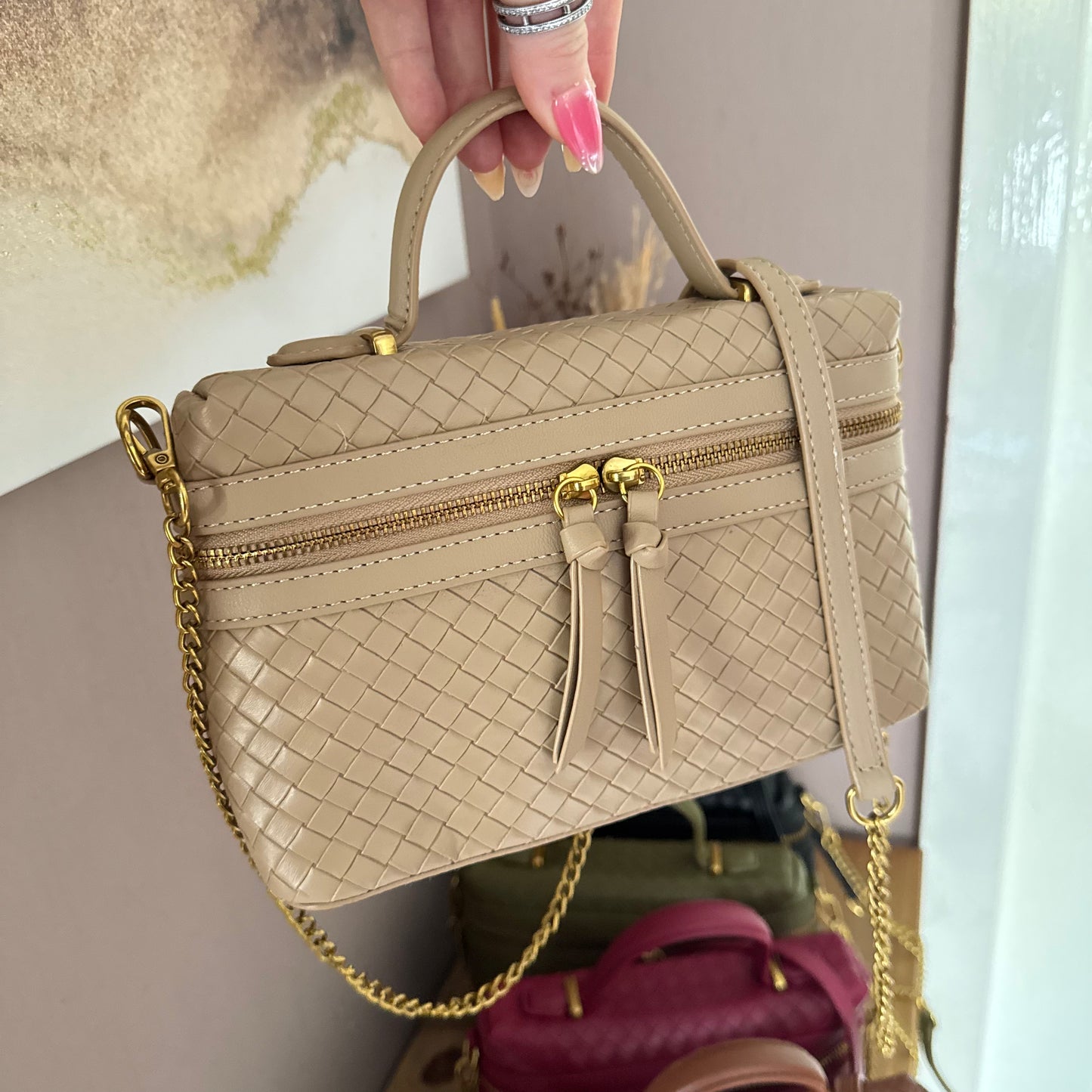 AMELIA Woven Tote Bag