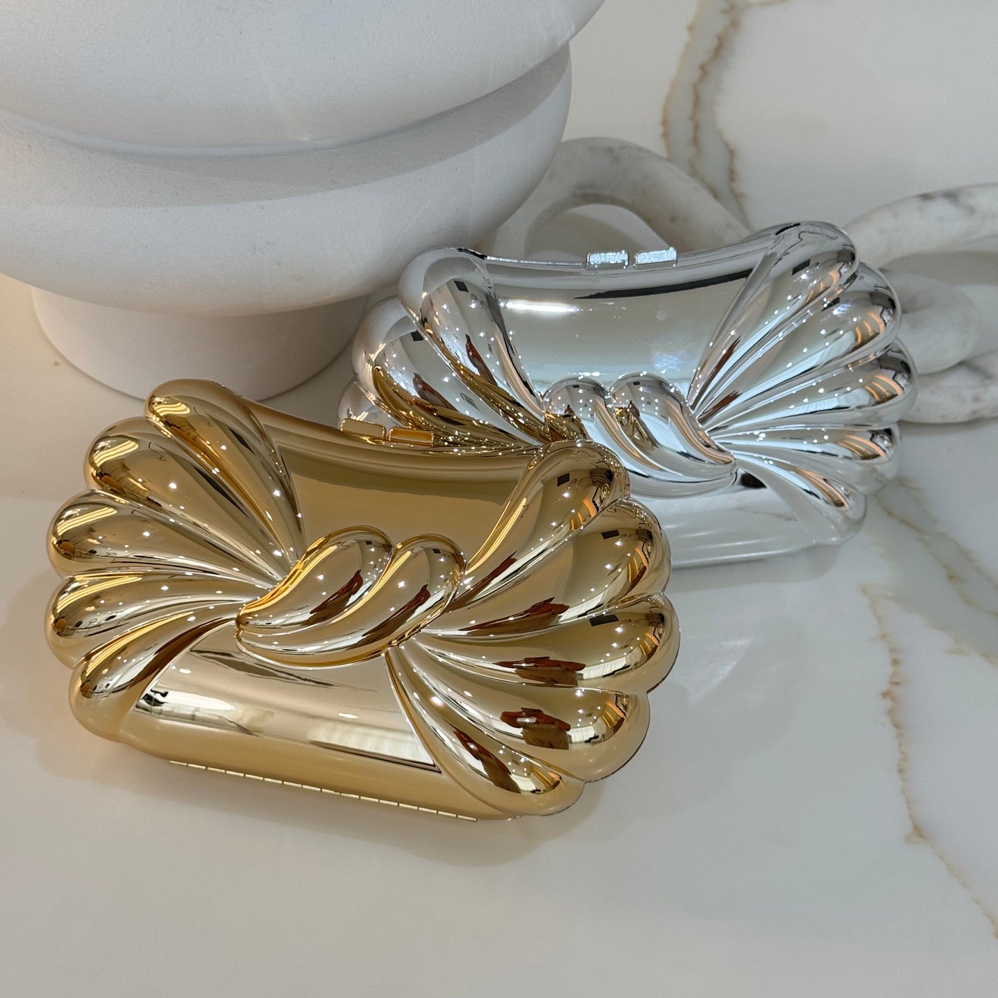 KENDALL Bow Clutch Bag