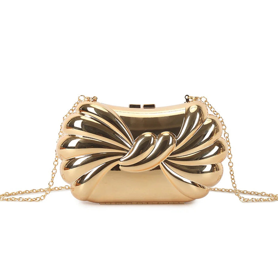 KENDALL Bow Clutch Bag