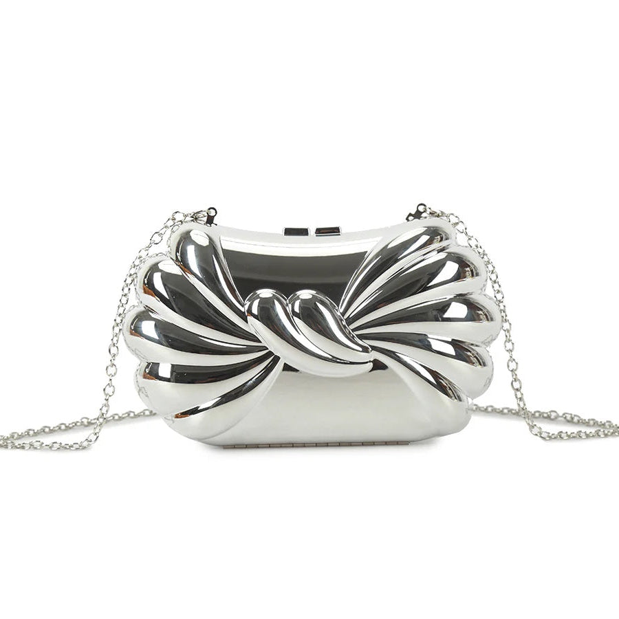 KENDALL Bow Clutch Bag