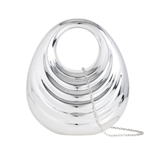 ALEXA Metallic Hard Clutch Bag