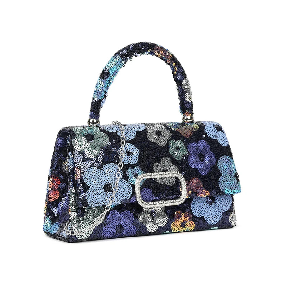 JASMINE Sequinned Fold Over Bag