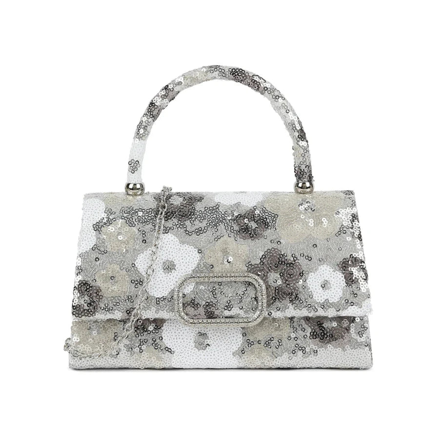 JASMINE Sequinned Fold Over Bag
