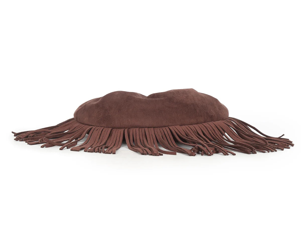 ROCHELLE Round Fringe Tassel Bag