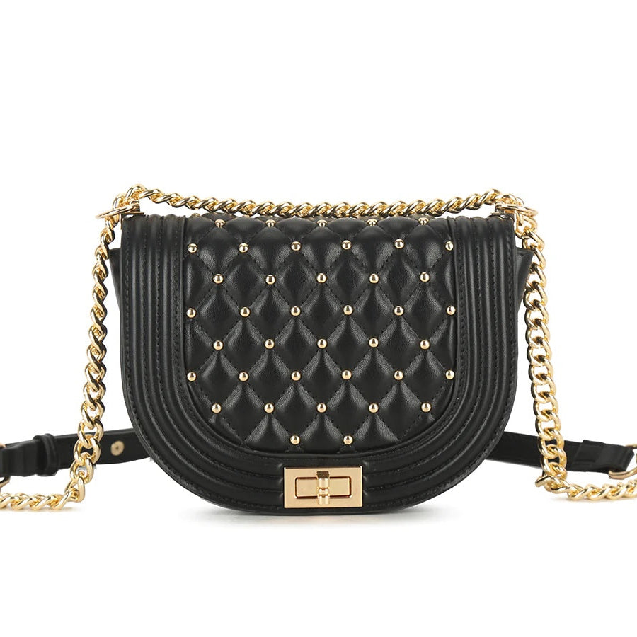 FREYA Small Studded Shoulder Bag