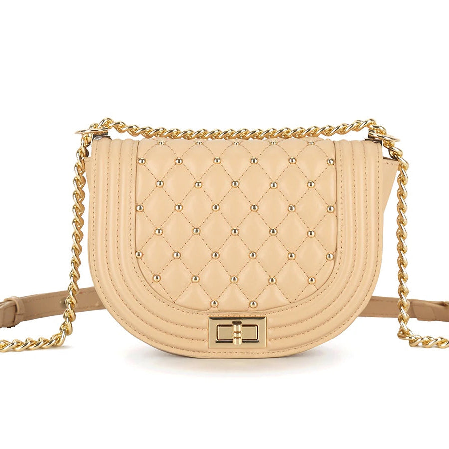 FREYA Small Studded Shoulder Bag