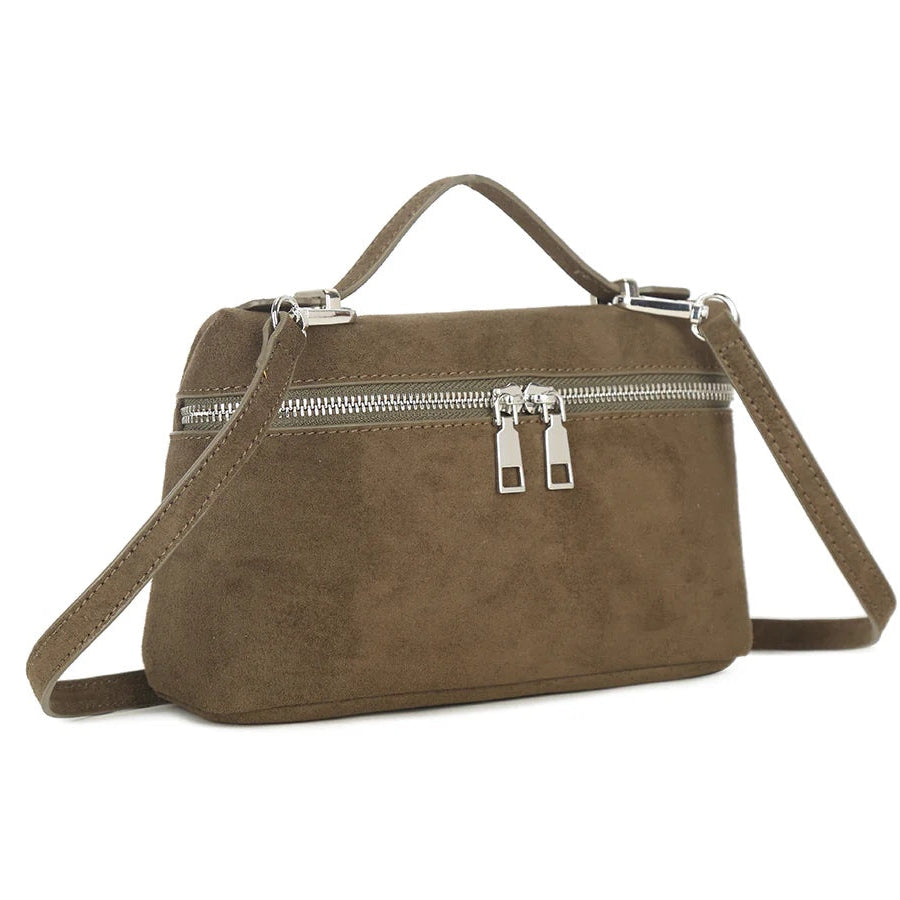 KYLIE Faux Suede Box Bag