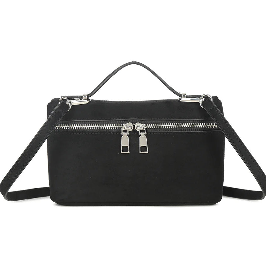 KYLIE Faux Suede Box Bag