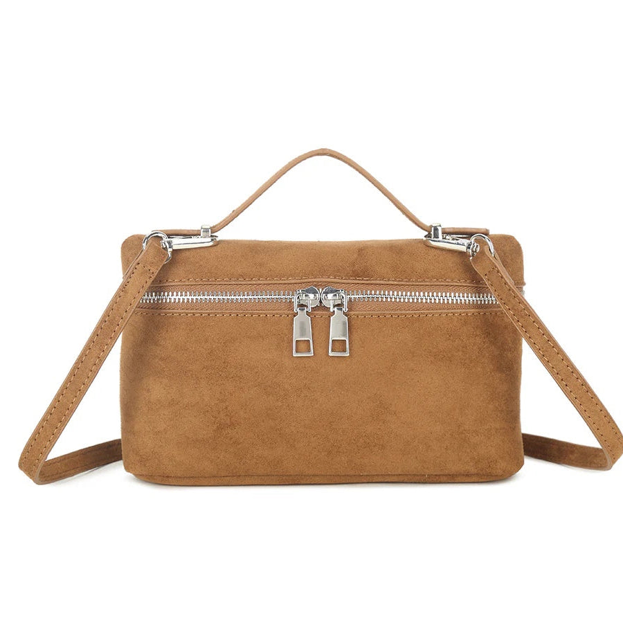 KYLIE Faux Suede Box Bag