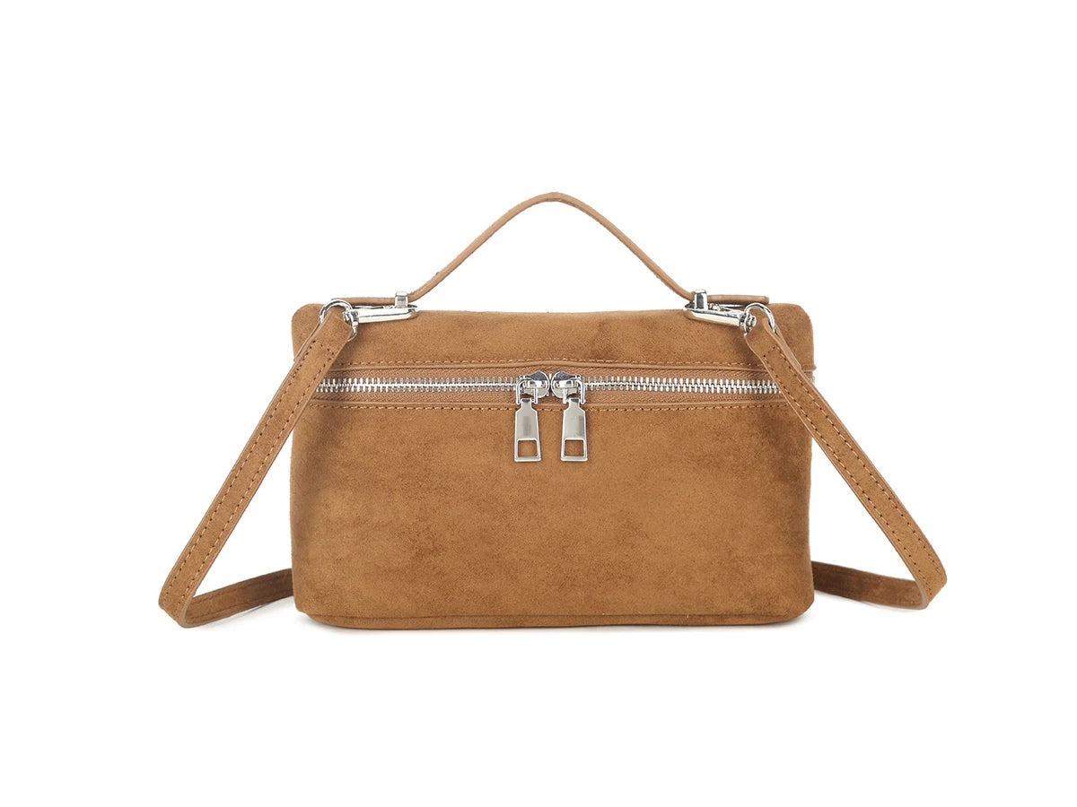KYLIE Faux Suede Box Bag