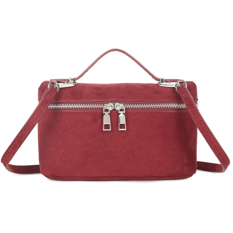 KYLIE Faux Suede Box Bag