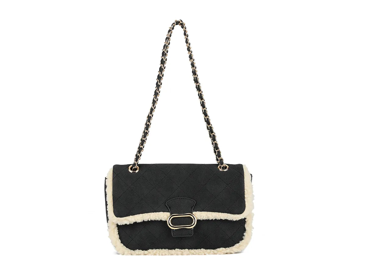 HARPER Borg Trim Shoulder/Messenger Bag