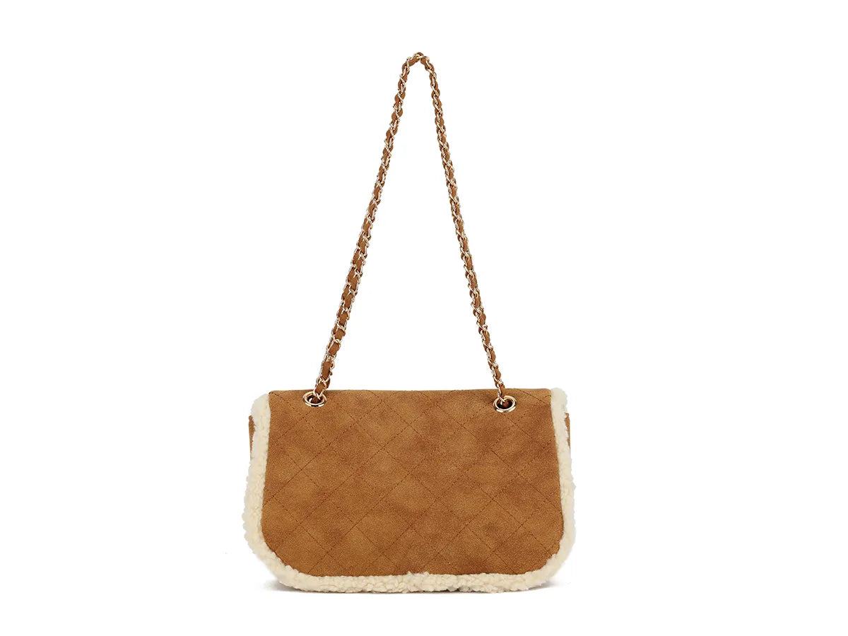 HARPER Borg Trim Shoulder/Messenger Bag