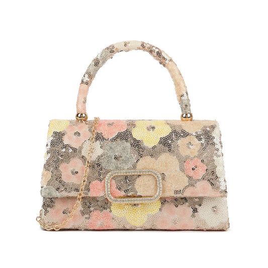 JASMINE Sequinned Fold Over Bag