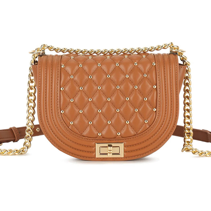 FREYA Small Studded Shoulder Bag