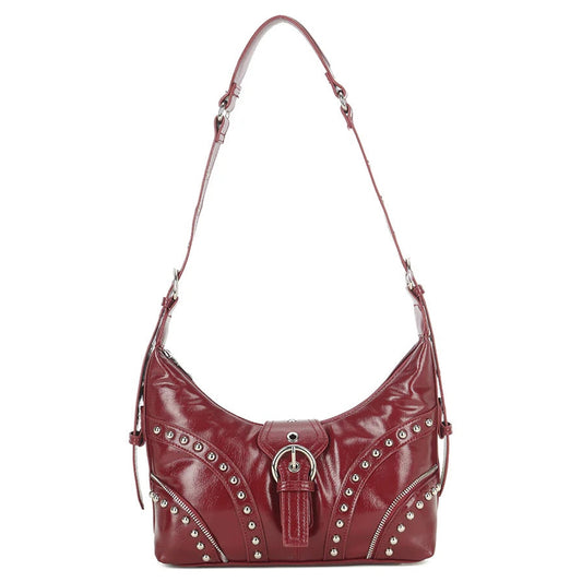 RUBY Studded Shoulder Bag