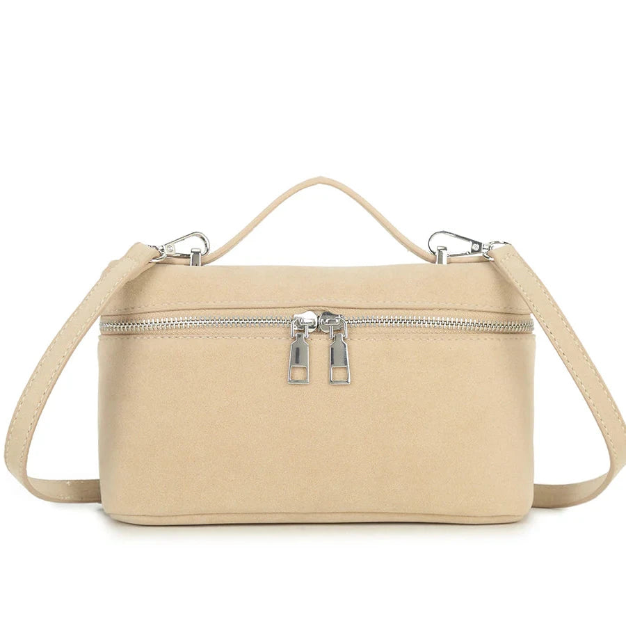 KYLIE Faux Suede Box Bag