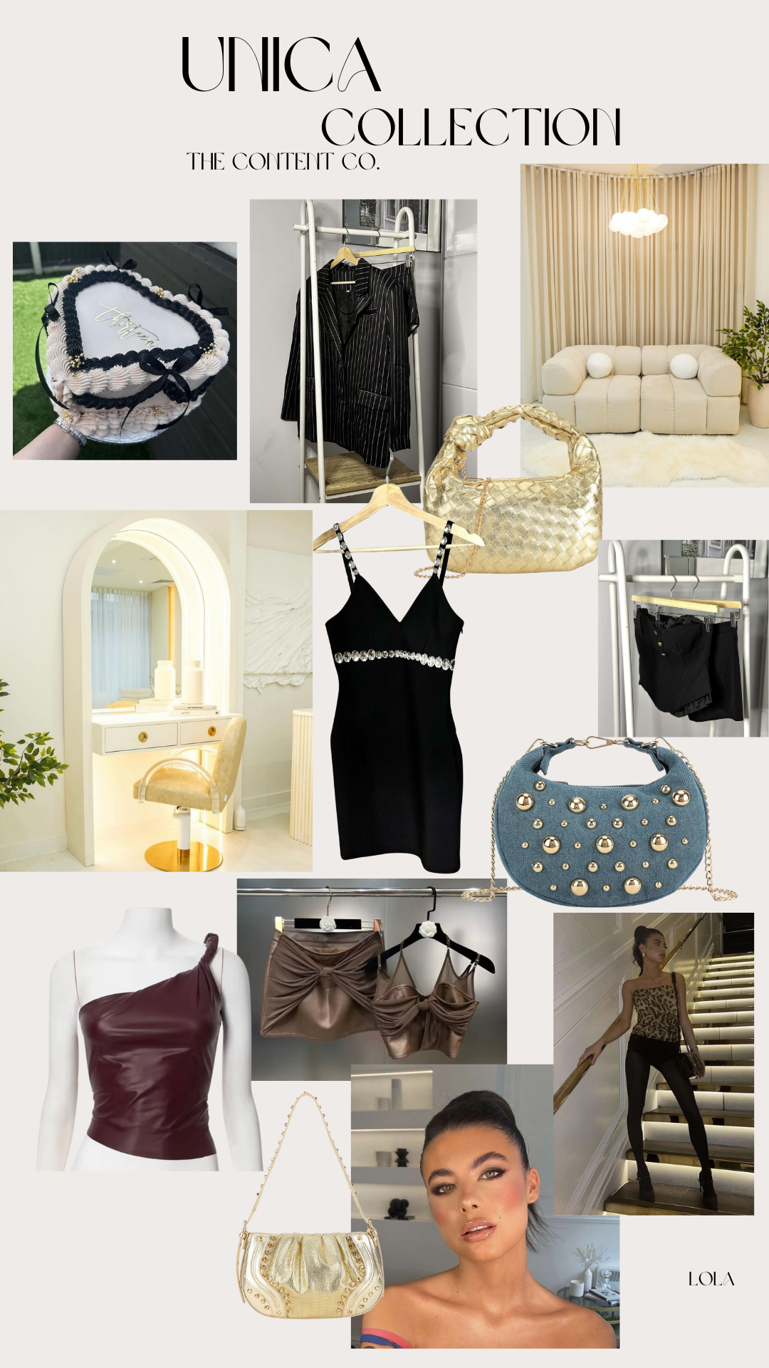 BETTIE Woven Metallic Knot Bag