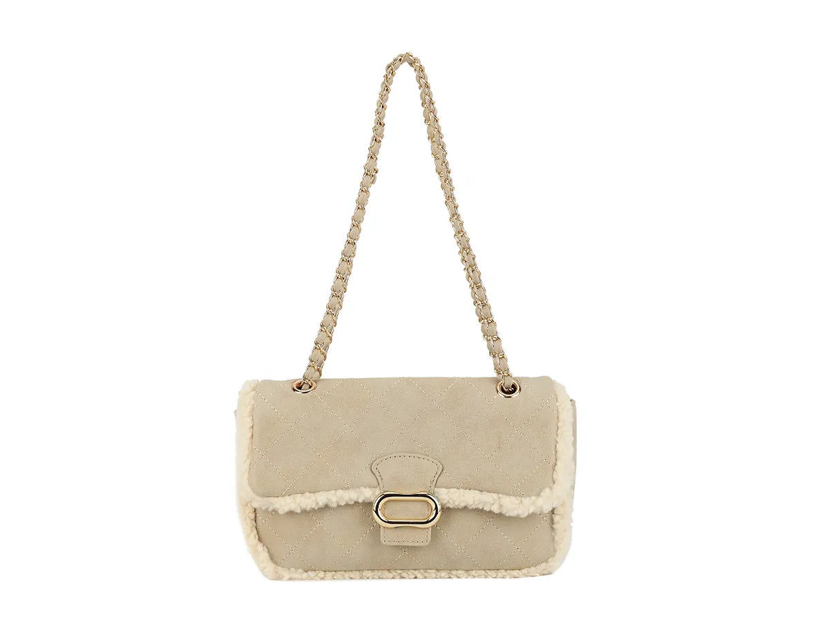 HARPER Borg Trim Shoulder/Messenger Bag