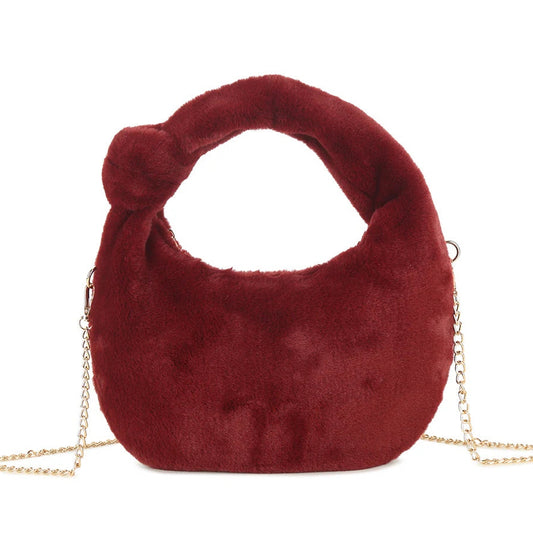 BROOKE Fluffy Knot Bag